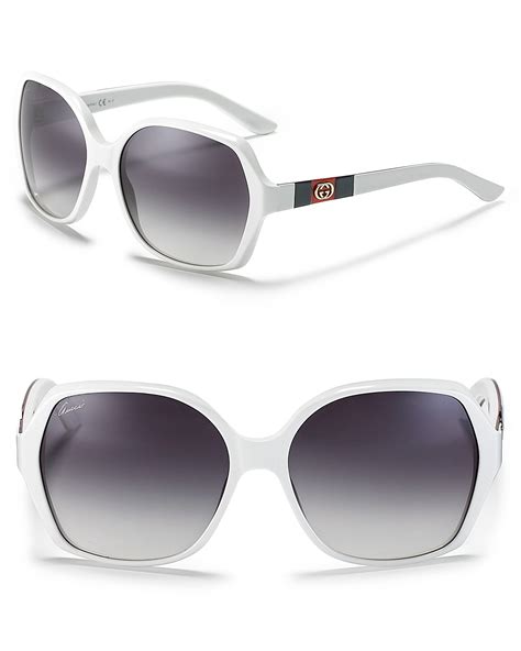 white gucci eyeglasses|Gucci black white sunglasses.